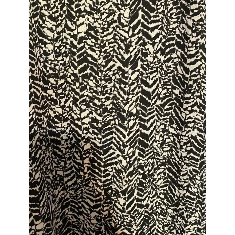 Decree‎ Women's Black and White Sleeveless Shift Dress Size Large